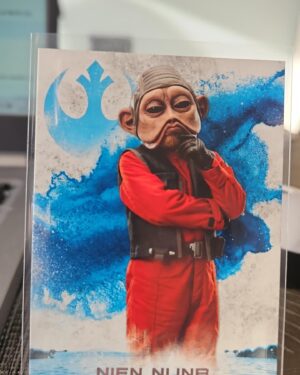 2018 Topps Star Wars The Last Jedi Series 2 Leaders of the Resistance RS-7 Nien Nunb