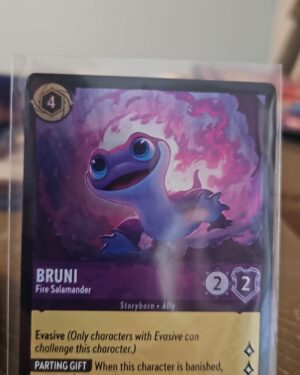 2024 Disney Lorcana Shimmering Skies Cold Foil Bruni Fire Salamander #40/204