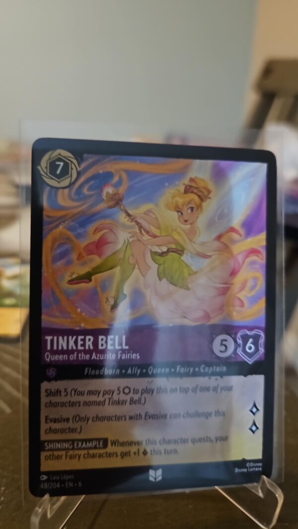 Tinker Bell 48/204 Disney Lorcana Azurite Sea Regular Uncommon Card NM