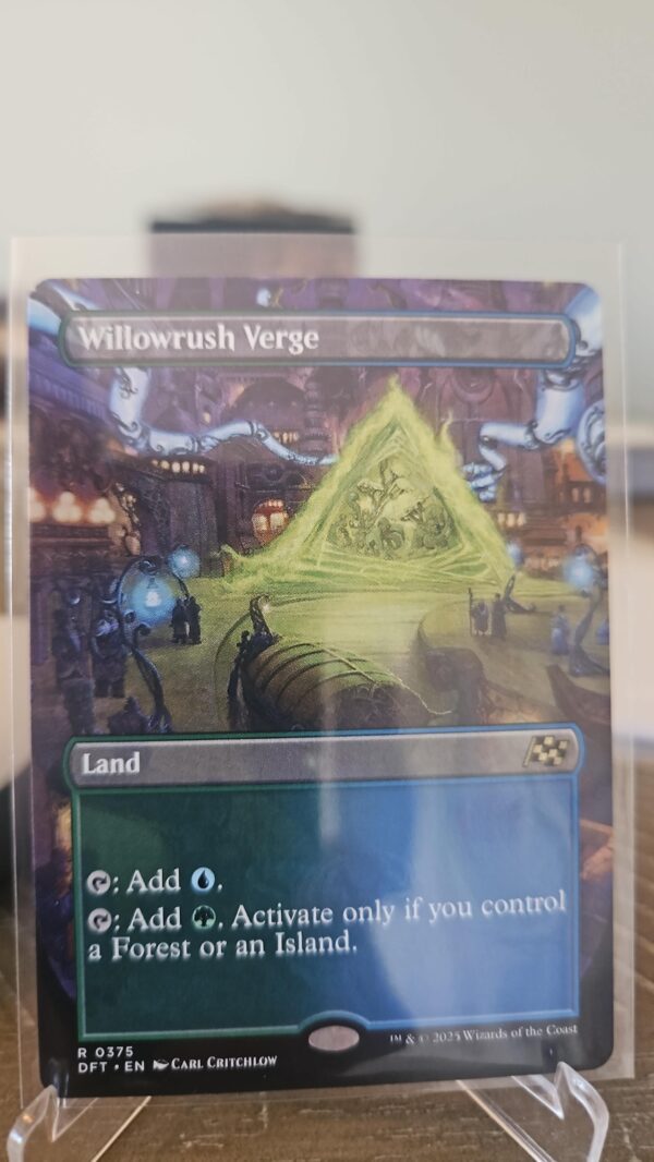 Willowrush Verge Borderless Aetherdrift Regular Magic The Gathering Magic Land Card #375