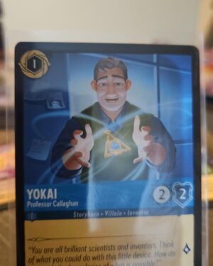 Yokai Professor Callaghan 158/204 Azurite Sea common Sapphire character non-foil NM