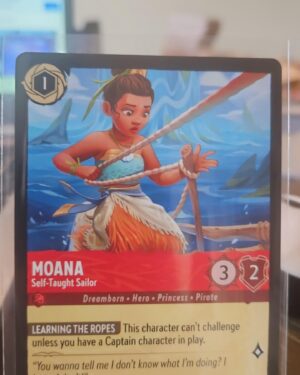 Disney Lorcana Moana - Self-Taught Sailor #117 Azurite Sea