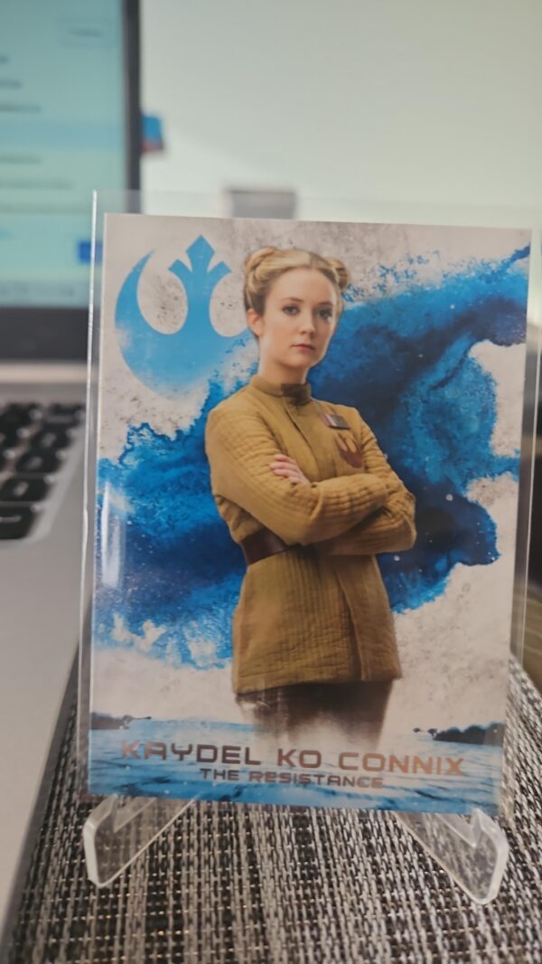 STAR WARS THE LAST JEDI 2 LEADERS OF THE RESISTANCE CARD KAYDEL KO CONNIX #RS-6