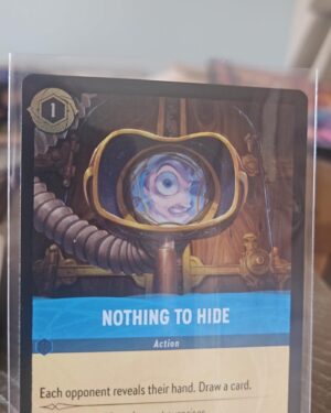 Nothing to Hide 165/204 Cold Foil Sapphire Ink