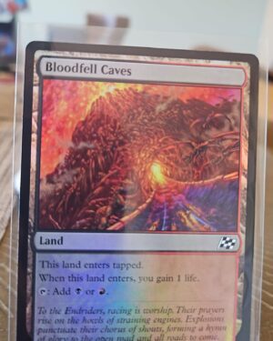 MTG Magic the Gathering Bloodfell Caves #251 Aetherdrift FOIL