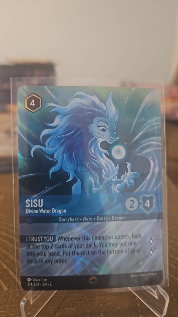 Disney Lorcana Sisu Divine Water Dragon Enchanted 214/204
