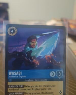 Wasabi Methodical Engineer #149/204 Azurite Sea Uncommon Lorcana character card base non-foil