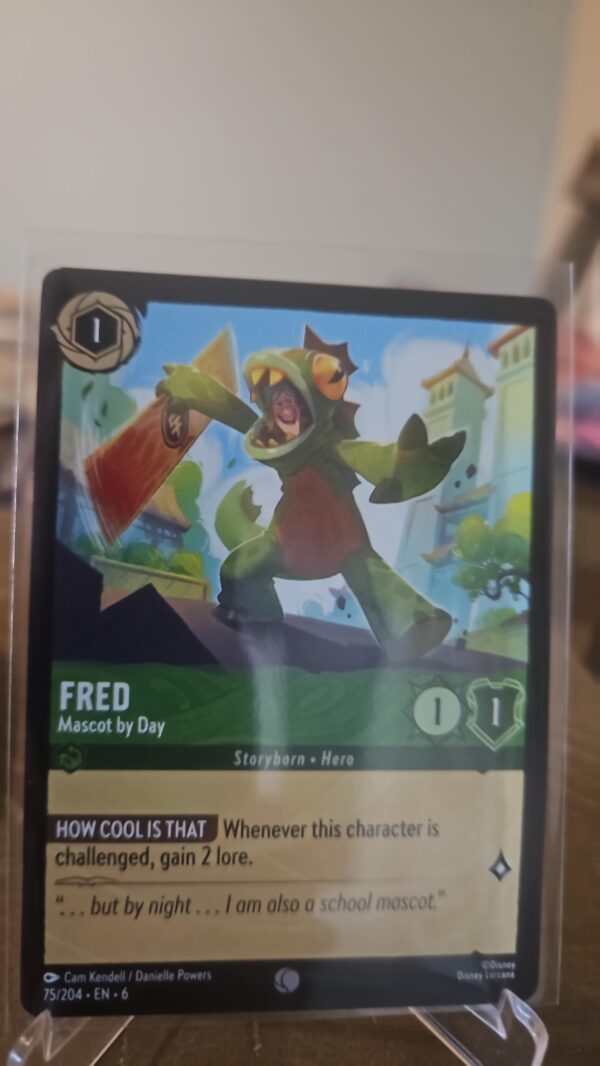 Fred 75/204 Disney Lorcana Azurite Sea Regular Common Card NM
