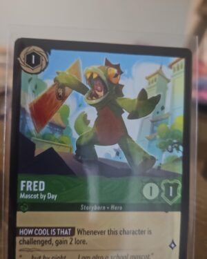 Fred Mascot by Day 75/204 Azurite Sea common emerald character strength 2 willpower 2 lore 2 non-foil NM