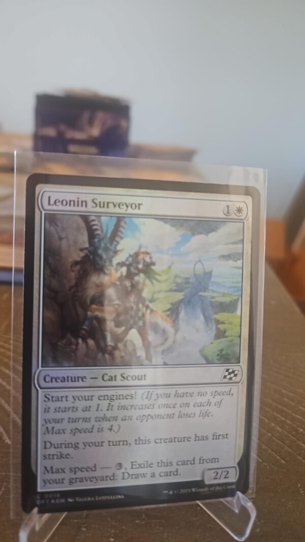 Magic the gathering Aetherdrift foil leonin surveyor #18