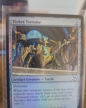 Magic the gathering Aetherdrift foil Ticket tortoise #245