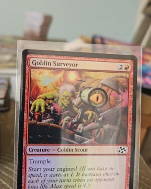 MTG Magic the Gathering Goblin Surveyor (131/568) Aetherdrift NM FOIL