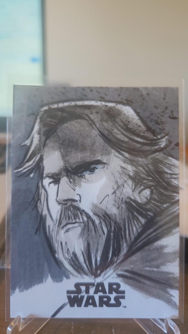 2018 Topps Star Wars: The Last Jedi Sketch Card by J Mehsling Autograph "Luke Skywalker"