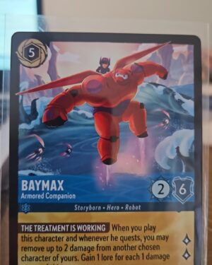 Disney Lorcana Baymax Armored Companion 157/204 Azurite Sea legendary non-foil card