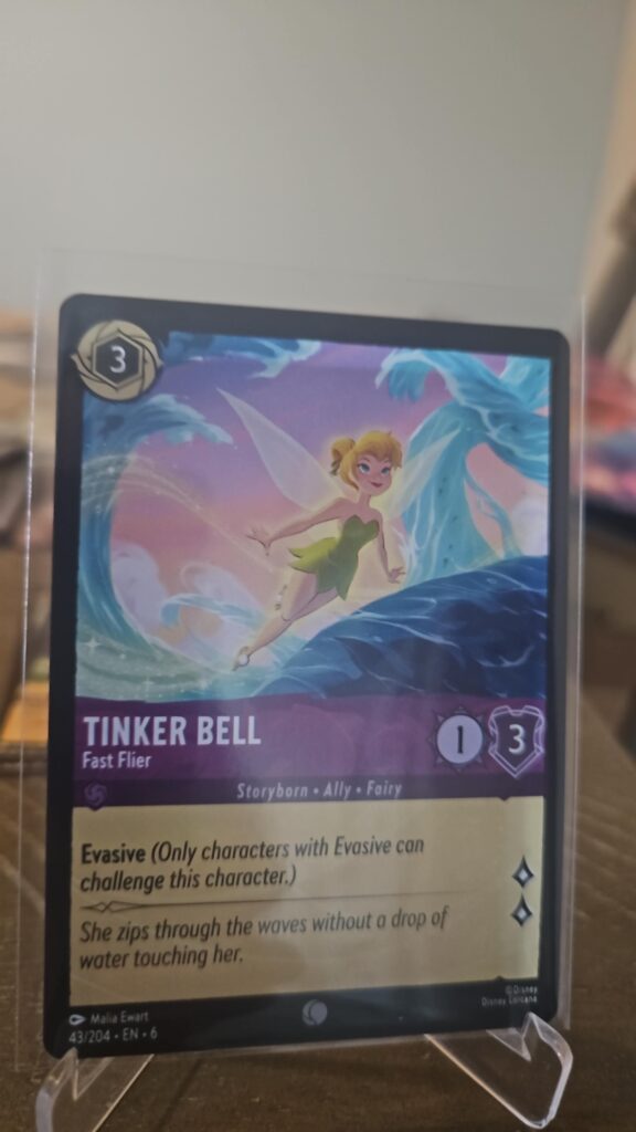 Disney Lorcana Tinker Bell 43/204 Azurite Sea common card