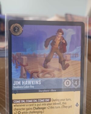 Disney Lorcana Jim Hawkins 173/204 Azurite Sea common cold foil card