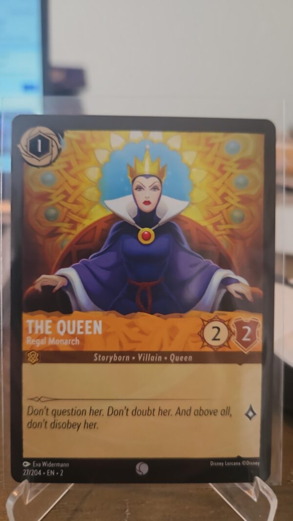 The Queen 27/204 Disney Lorcana Rise of the Floodborn Regular Common Card NM