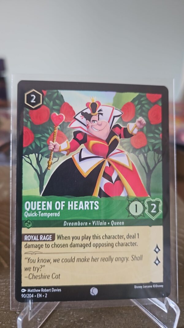 Disney Lorcana Rise of the Floodborn NON FOIL #90 Queen of Hearts COMMON