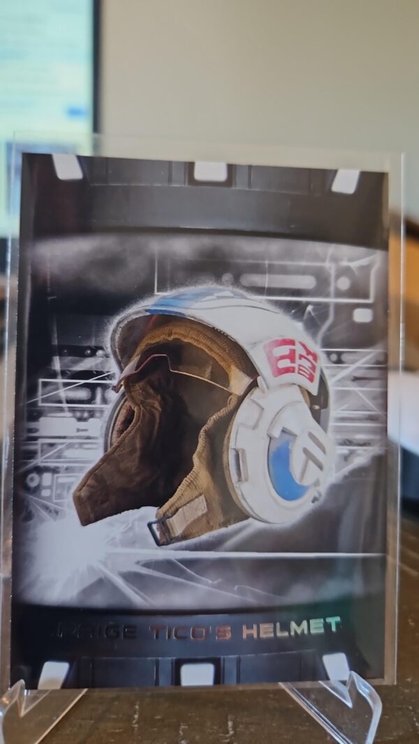 2018 Topps Star Wars: The Last Jedi Series II Artifacts Paige Tico’s Helmet Insert Card #IA-3