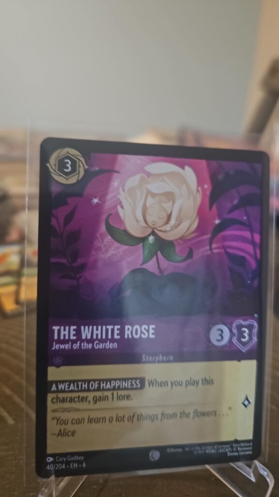 Disney Lorcana The White Rose 40/204 Azurite Sea common card