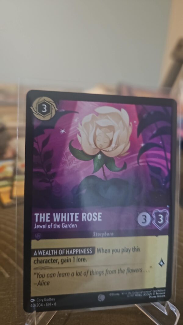 The White Rose 40/204 Disney Lorcana Azurite Sea Regular Common Card NM