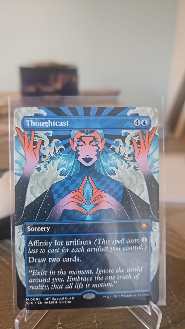 Magic the gathering english card borderless Aetherdrift thoughtcast #85