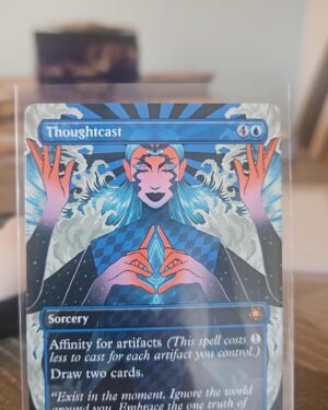 Magic the gathering english card borderless Aetherdrift thoughtcast #85