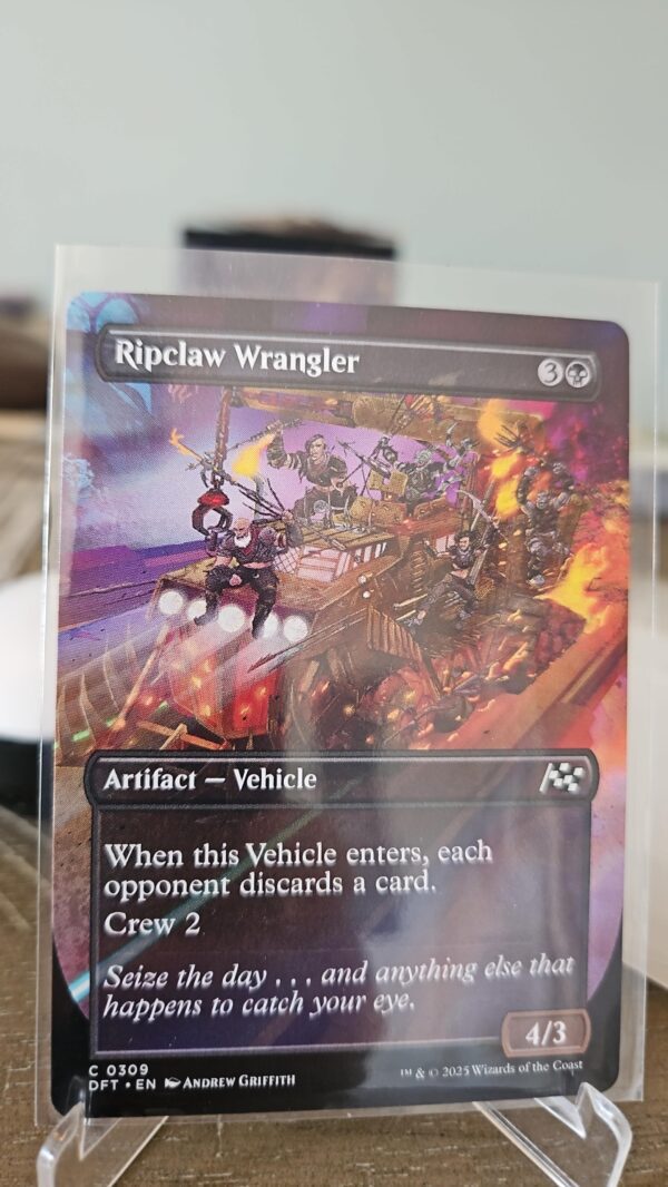 Ripclaw Wrangler #309 Magic The Gathering Aetherdrift 2025 Borderless Non Foil
