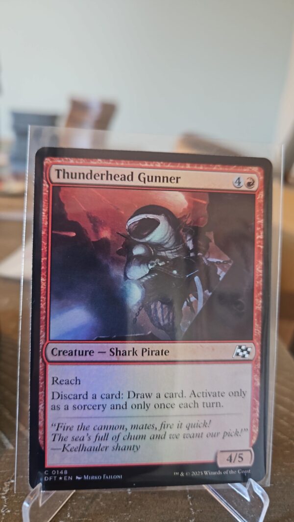 MTG Magic the Gathering Thunderhead Gunner (148/568) Aetherdrift NM FOIL