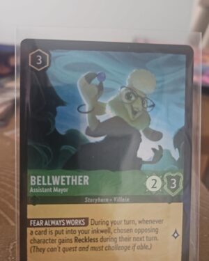 Bellwether Assistant Mayor Uncommon Cold Foil 90/204 from the 2024 Azurite Sea set in Disney Lorcana TCG