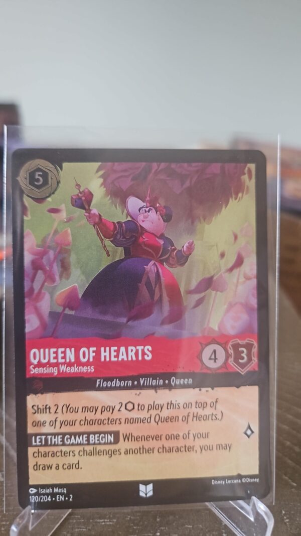 Queen of Hearts 120/204 Disney Lorcana Rise of the Floodborn Uncommon Cold Foil