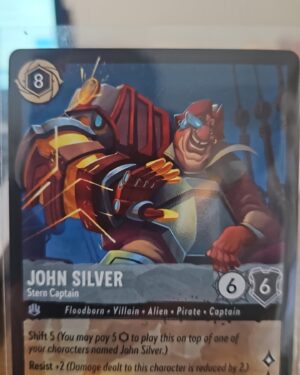 Disney Lorcana John Silver Stern Captain 194/204 Azurite Sea legendary non-cold foil card