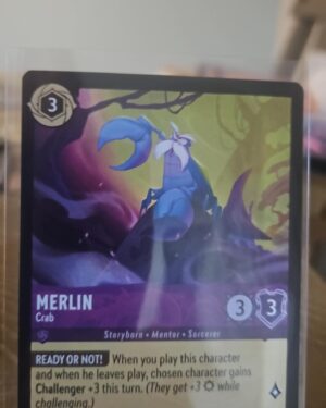 Merlin Crab 50/204 Rise of the Floodborn common amethyst character strength 3 willpower 3 lore 1 non-foil NM