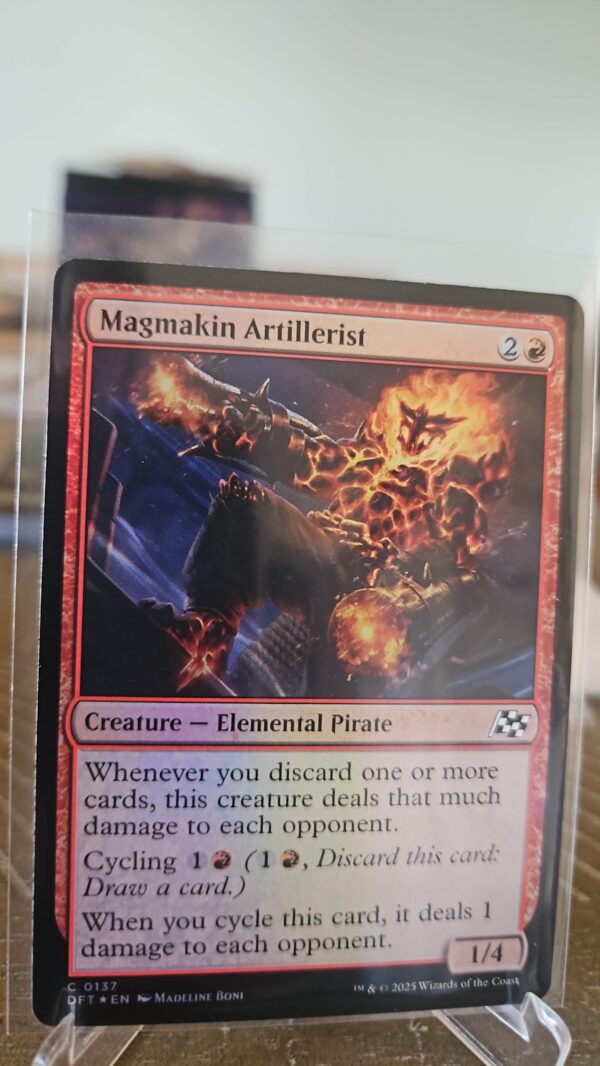 Magic The Gathering Foil Magmakin Artillerist Aetherdrift DFT #137