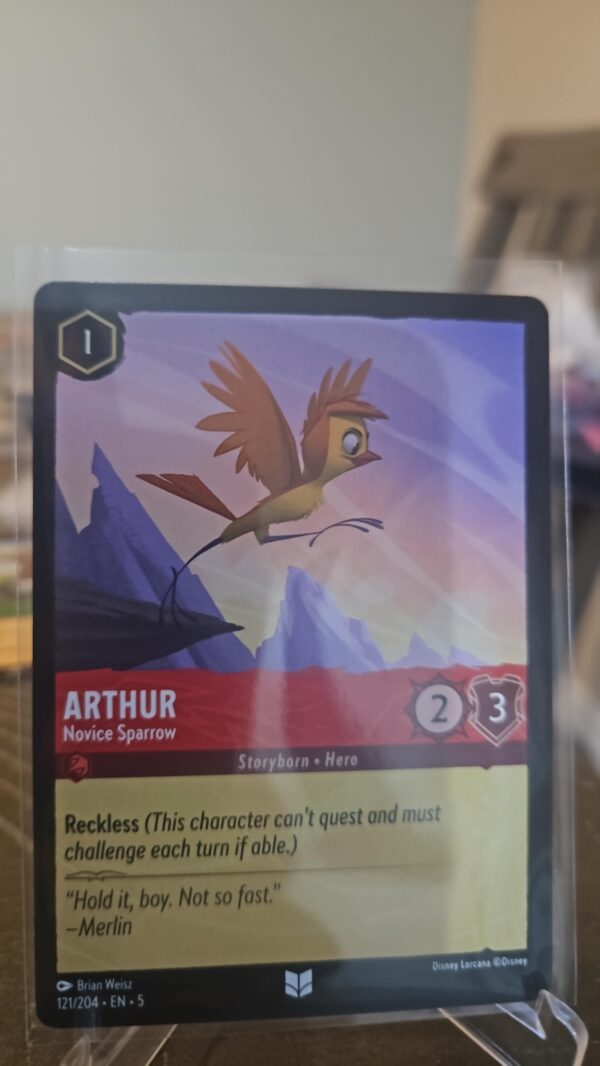 Arthur 121/204 Disney Lorcana Shimmering Skies Regular Uncommon Card NM