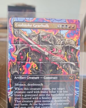 Magic the gathering english card Aetherdrift borderless coalstoke gearhulk #349