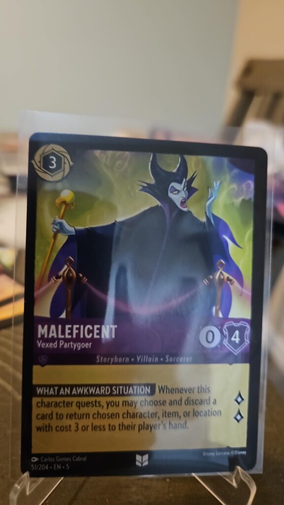 Maleficent Shimmering Skies Disney Lorcana TCG card