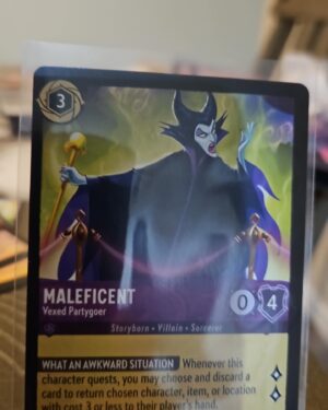 Maleficent Vexed Partygoer 51/204 Shimmering Skies uncommon Amethyst character non-foil NM
