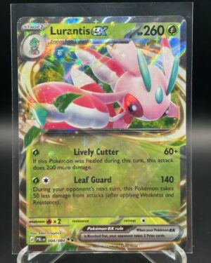Front view of Pokémon TCG Lurantis ex Double Rare Holo card number 004/084 from Pitch Black set
