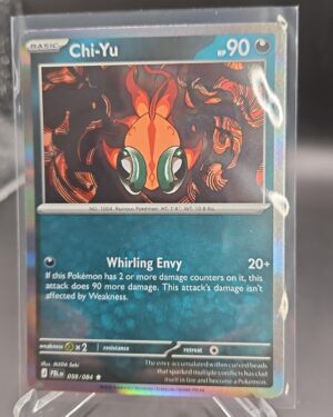 Chi‑Yu 059/084 Rare Holo Pokémon card from Pitch Black ME05 in Near Mint condition.