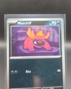 Maschiff 057/084 Reverse Holo Pokémon card from Pitch Black ME05 in Near Mint condition.