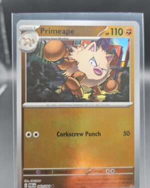 Primeape 043/084 ME05: Pitch Black Reverse Holo NM Pokemon
