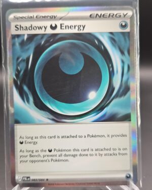 Shadowy Darkness Energy 083/084 Rare Holo Pokémon card from Pitch Black ME05 in Near Mint condition.