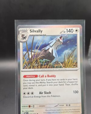 Silvally 070/084 Rare Holo Pokémon card from Pitch Black ME05 in Near Mint condition.