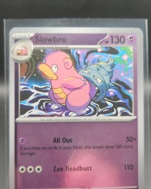 Slowbro 030/084 Reverse Holo Pokémon card from Pitch Black ME05 in Near Mint condition.