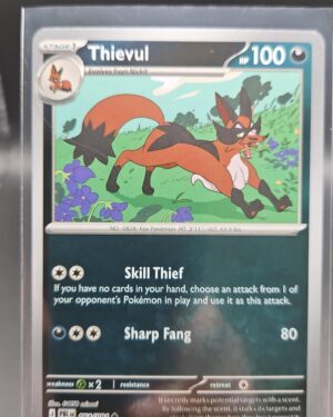 Pokémon – Thievul – Pitch Black ME05 – 054/084 – Reverse Holo – Near Mint