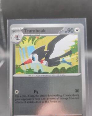 Trumbeak 067/084 Reverse Holo Pokémon card from the Mega Evolution Era Pitch Black ME05 set in Near Mint condition.