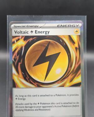 Voltaic Lightning Energy 084/084 Rare Holo Pokémon card from Pitch Black ME05 in Near Mint condition.