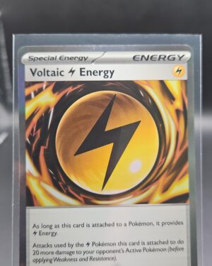 Voltaic Lightning Energy 084/084 Reverse Holo Pokémon card from Pitch Black ME05 in Near Mint condition.
