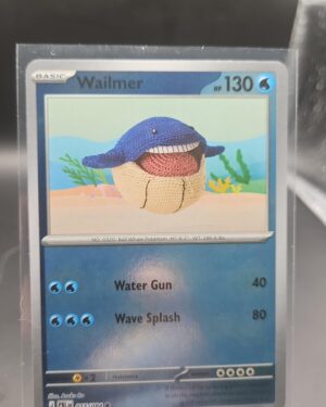 Wailmer 015/084 Reverse Holo Pokémon card from Pitch Black ME05 in Near Mint condition.